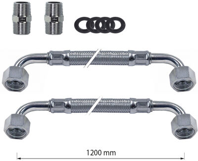 Santeg Flexconnect Set mit Anschluss-Schlauch, flexibel, 2xF1/2"