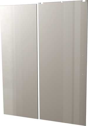 Balmani Senses Design douche schuifdeur links 160 cm x 210 cm Reflex spiegelglas