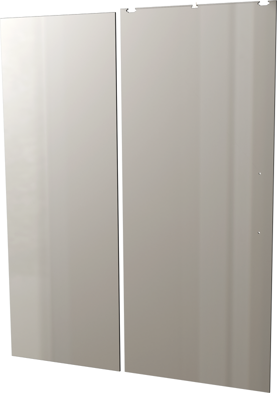 Balmani Senses Design Dusche Schiebetür Links 160 cm x 210 cm Reflex-Spiegelglas