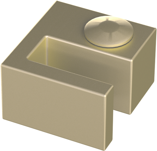 Balmani Modular raccord de verre Brushed Champagne Gold