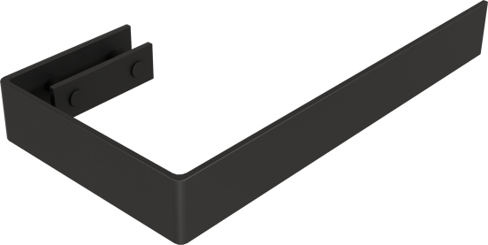 Vipera porte-serviette pour Corrason double 40 cm noir mat