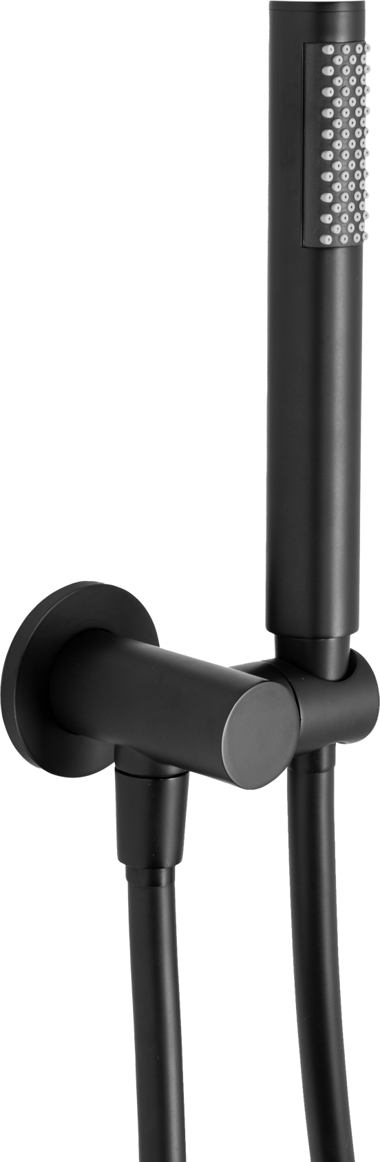 Blaufoss Smartbox Softline colonne de douche encastrée robinet thermostatique avec douche de tête ronde 30 cm noir mat
