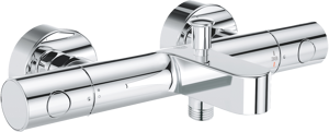 Grohe Grohtherm 800 thermostatische badkraan glanzend chroom, met omgewisselde wateraansluitingen