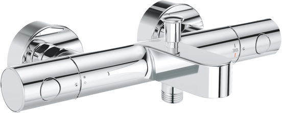 Grohe Grohtherm 800 robinet baignoire thermostatique chrome brillant, avec inverseur intégré