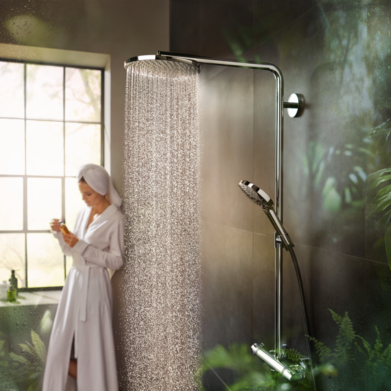 Hansgrohe Raindance Select S 240 Powderrain Duschsystem: Chrom glänzend