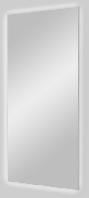 Balmani Giro Badspiegel mit Beleuchtung: Rechteckig, 40 x 90 cm