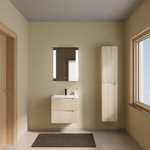 Linie Ribbo meuble salle de bains avec lavabo Vano