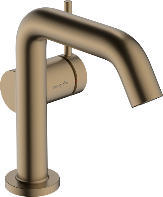 Hansgrohe Tecturis S110 verlaagde wastafelkraan brushed bronze
