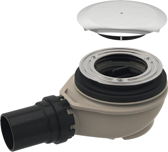 Geberit Metro doucheafvoer Ø90mm chroom