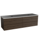 Balmani Mitra badkamermeubel met Rock tablet voor waskom(men)