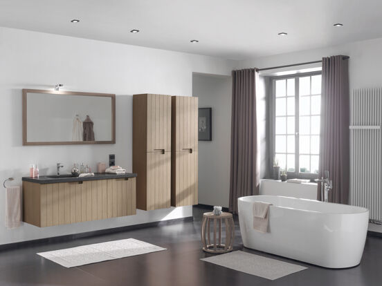 Balmani Legno rechthoekig badkamerspiegel 135 x 72 cm