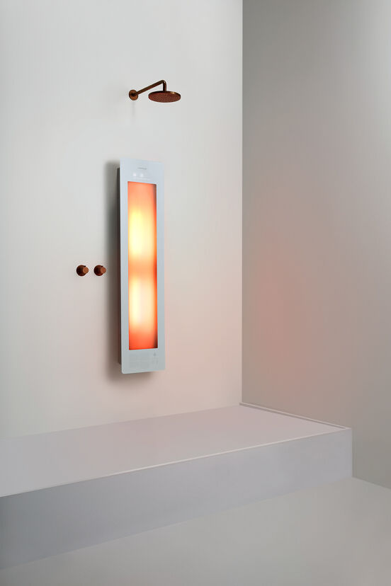 Sunshower Plus M Infrarood en UV Vlakke opbouw white
