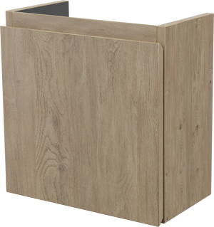 Storke Square zwevend toiletmeubelkast 40 x 22 cm ruwe eik