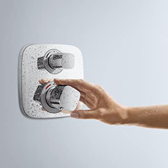 Hansgrohe Ecostat E thermostat de douche encastré chrome brillant