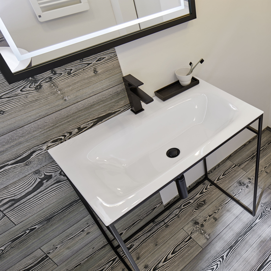 Hansgrohe Metropol 100 robinet de lavabo noir mat