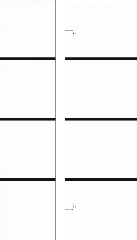 Balmani Senses Design Dusche Drehtür Links 120 x 210 cm Lined Glas, inklusive Coating