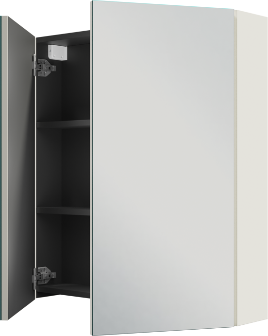 Linie Montro spiegelkast 70 x 75 cm mat wit