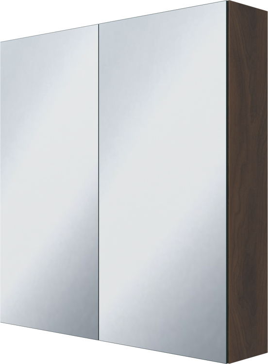 Storke Reflecta spiegelkast 75 x 75 cm notelaar