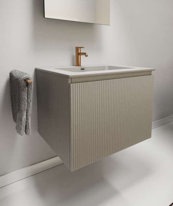 Storke Diva plan simple top solid soie grise matte 65 x 52 cm