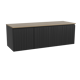 Storke Ribs meuble salle de bains avec tablette pour vasques Panton