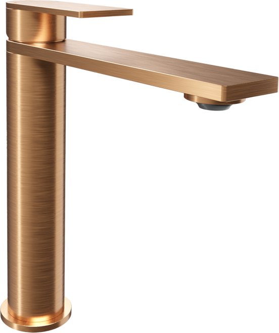 Blaufoss Fenix robinet de lavabo réhaussé brushed rosegold