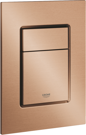 Grohe Skate Cosmopolitan S duwplaat Brushed Warm Sunset voor Rapid SLX inbouwreservoir