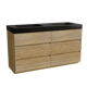 Storke Edge meuble salle de bains avec plan vasque Scuro High
