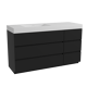 Storke Edge meuble salle de bains avec lavabo Mata High