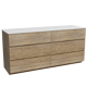 Storke Edge badkamermeubel met Tavola Tablet voor waskom(men)