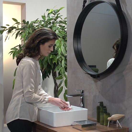 Hansgrohe Talis E 240 robinet de lavabo haut chrome brillant