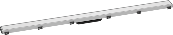 Hansgrohe RainDrain Match Fertigset Duschrinne 120cm Weiß matt