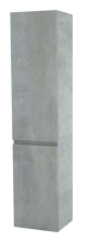 Balmani Lucida staande badkamerkast links beton zilvergrijs 45 x 35 x 195 cm