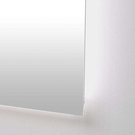 Balmani Giro Badspiegel mit Beleuchtung: Rechteckig, 40 x 90 cm