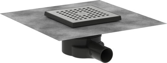 Hansgrohe RainDrain Point doucheput 15cm RSV Look
