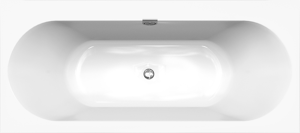 Villeroy & Boch Oberon 2.0 baignoire encastrable double 170 x 75 cm quaryl blanc brillant