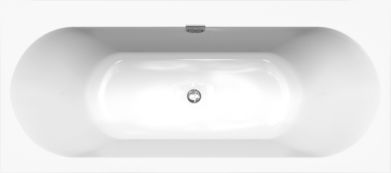 Villeroy & Boch Oberon 2.0 baignoire encastrable duo 170 x 75 cm quaryl blanc brillant