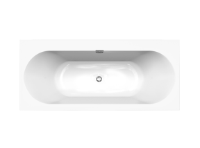 Villeroy & Boch Oberon 2.0 baignoire encastrable duo 170 x 75 cm quaryl blanc brillant