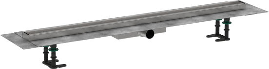Hansgrohe RainDrain Compact douchegoot complete set 100cm RSV Look