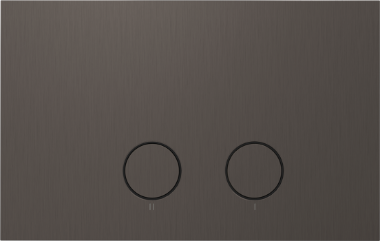 Perola bedieningspaneel Brushed GunMetal voor UP320 of UP720 inbouwreservoir