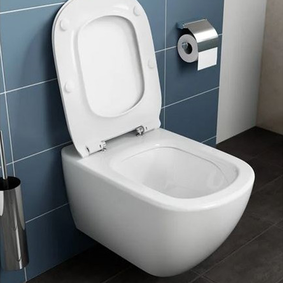 Ideal Standard Tesi wc suspendu blanc brillant bride de rinçage fine