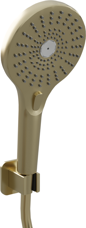 Blaufoss Onos Handbrause 3 Strahlfunktionen Brushed Champagner Gold