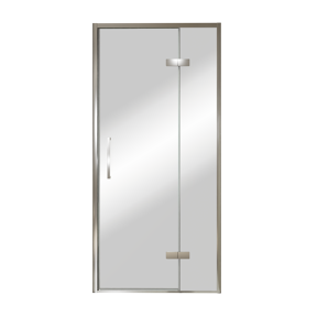 Balmani Senses Design porte pivotante à droite 100 cm x 210 cm verre Miroir Reflex, Profil chrome
