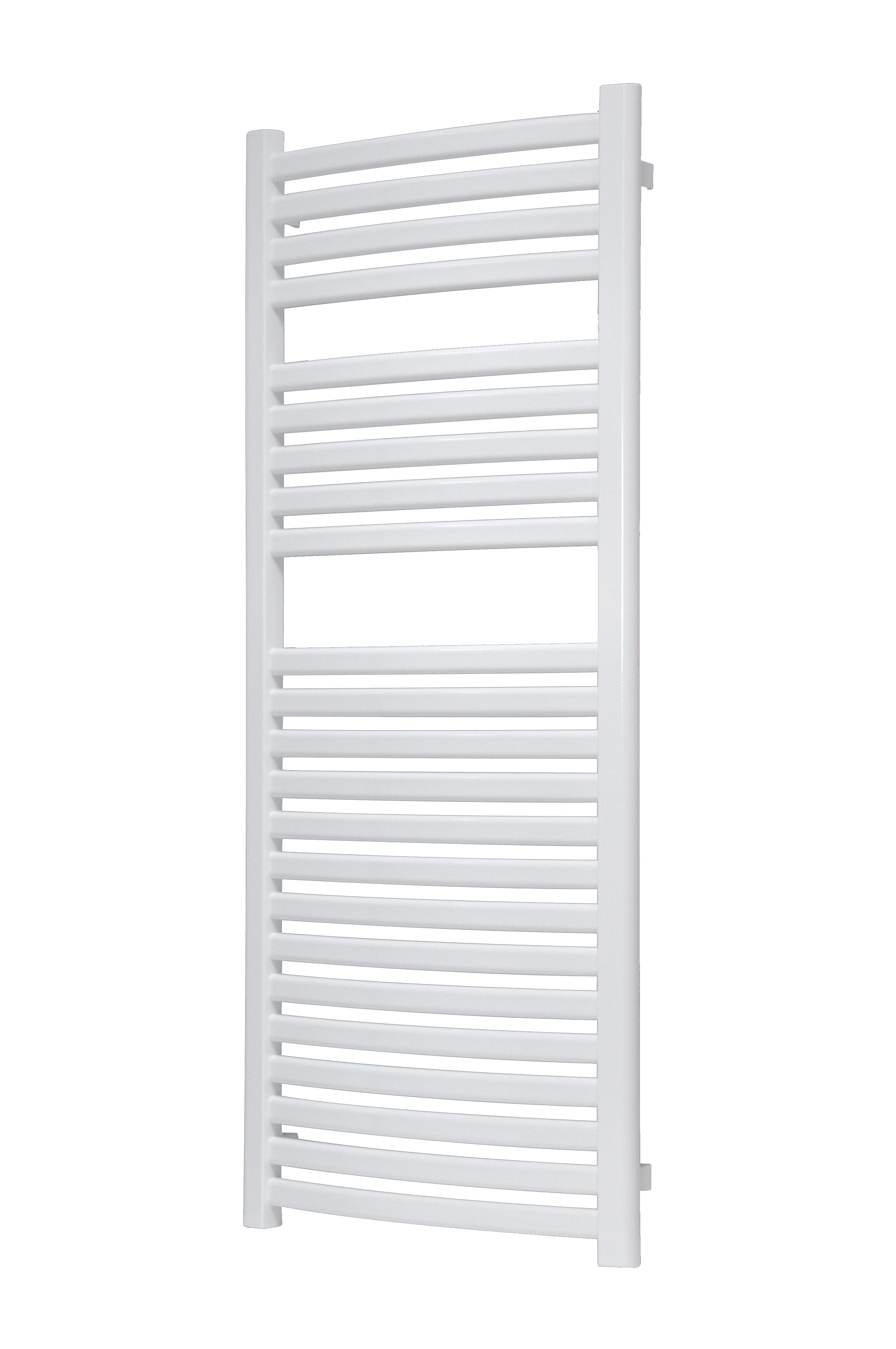 Vipera Kanza Rx enkele handdoekradiator 50 x 120 cm centrale verwarming hoogglans wit zijaansluiting 521W