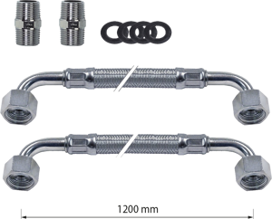 Santeg Flexconnect set aansluitflexibels 120cm