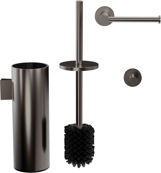 Blaufoss Harmony wc-accessoireset Brushed GunMetal
