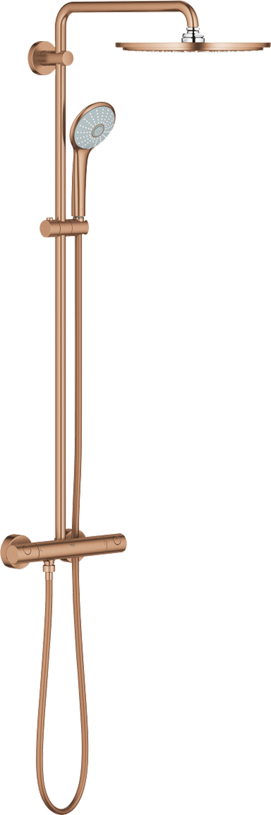 Grohe Euphoria System 310 regendoucheset thermostatische kraan  Brushed Warm Sunset