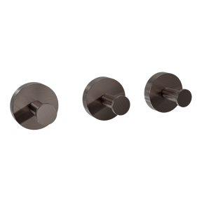 Blaufoss Harmony Haken-Set, 3 Stück, Brushed GunMetal