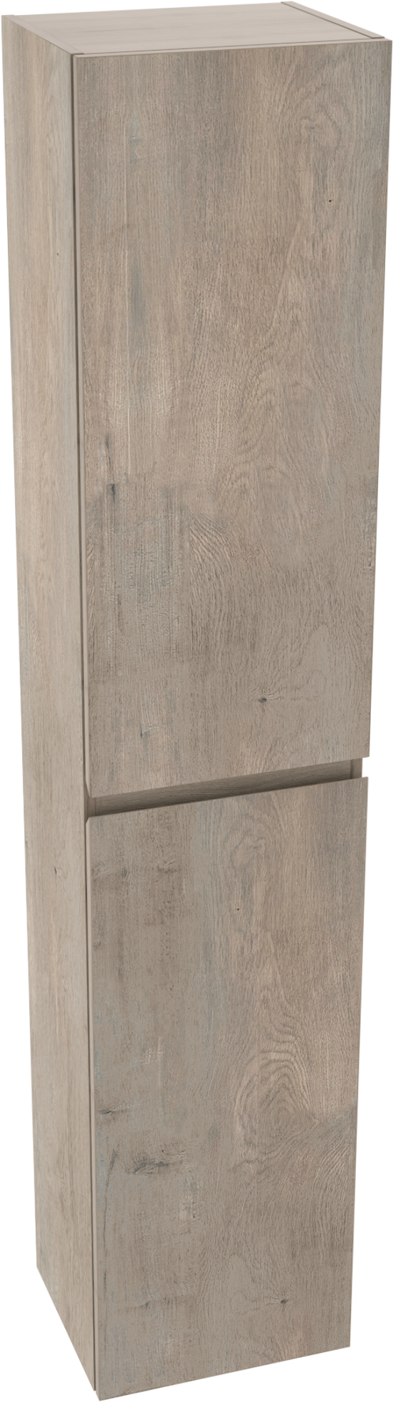 Linie Lado colonne salle de bains suspendue chêne gris 35 x 30 x 170 cm