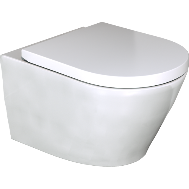 Overtreding Wiegen Chemicaliën Luca Varess Calibro Wit Hangend toilet Randloos - | X²O Badkamers