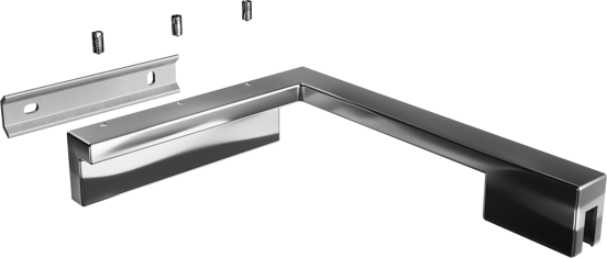 Balmani Modular korte stabilisatiestang rechts 18x14cm glanzend chroom